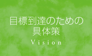 目標到達のための具体策